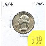 1944 Washington quarter