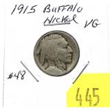 1915 Buffalo nickel, restored date