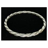 Schroth vintage sterling silver bangle bracelet,