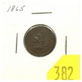 1865 Indian Head cent