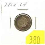 1864 Indian Head cent