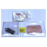 Lot, tokens, 3 pcs.