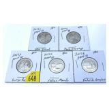 x5- 2017-S Proof quarters, -x5 quarters,