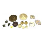 Lot, tokens, 13 pcs.