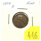 1924-D Lincoln cent