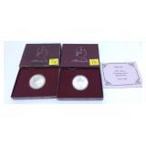 x2- 1982 Washington Proof half dollars,
