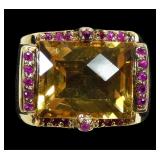 Sterling silver gold wash mixed checkerboard