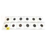 Lot, German coins, 12 pcs.