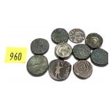 Lot, ancient coins, 10 pcs.