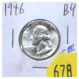 1946 Washington quarter, Unc.