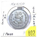 1963 Mexican peso