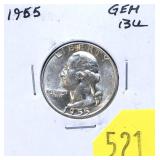1955 Washington quarter