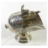 English #1009 Hand Chased Silver Plate Sugar