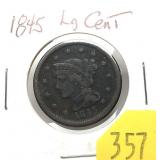 1845 U.S large cent