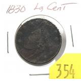 1830 U.S large cent