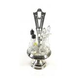 Meriden Silver Plate #3012 Castor Set, 5
