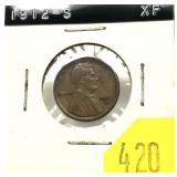 1912-S Lincoln cent