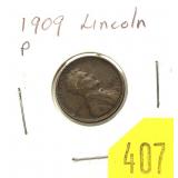 1909 Lincoln cent