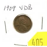 1909 VDB Lincoln cent