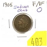 1905 Indian Head cent