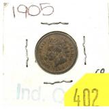 1905 Indian Head cent