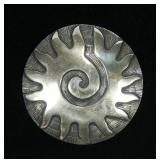 Mexican sterling silver pin/pendant, approx.
