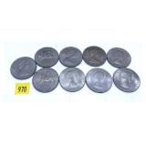 Lot, British crown coins, 9 pcs.