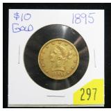 1895 $10 Gold Liberty Eagle