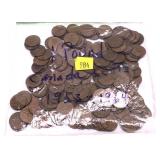 Lot, Canadian cents 1953-1964, 150 pcs.