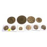 Lot, tokens and table medals