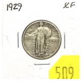 1929 Standing Liberty quarter