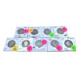 x9- Susan B. Anthony dollars, all varieties,