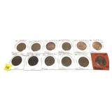 Lot, world coins, 12 pcs.