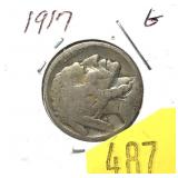 1917 Buffalo nickel