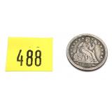 1853 Seated Liberty dime