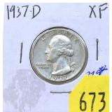 1937-D Washington quarter