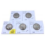 x5- 2001-S Proof quarters, -x5 quarters,