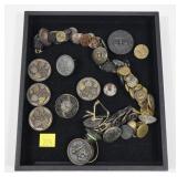 Lot, antique buttons