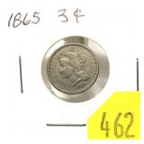 1865 3-cent nickel
