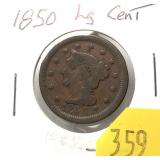 1850 U.S large cent