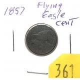 1857 Flying Eagle cent