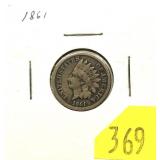 1861 Indian Head cent