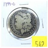 1899-O Morgan dollar