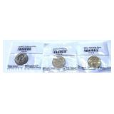 x3-  Dollar coins: Susan  B. Anthony, Sacagawea,
