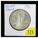 1991 American Silver Eagle