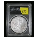 2023-W American Silver Eagle, PCGS slab certified