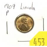 1909 Lincoln cent