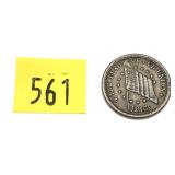 1863 Civil War token