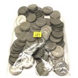 x104 Kennedy non-silver half dollars, -x104