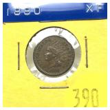1880 Indian Head cent